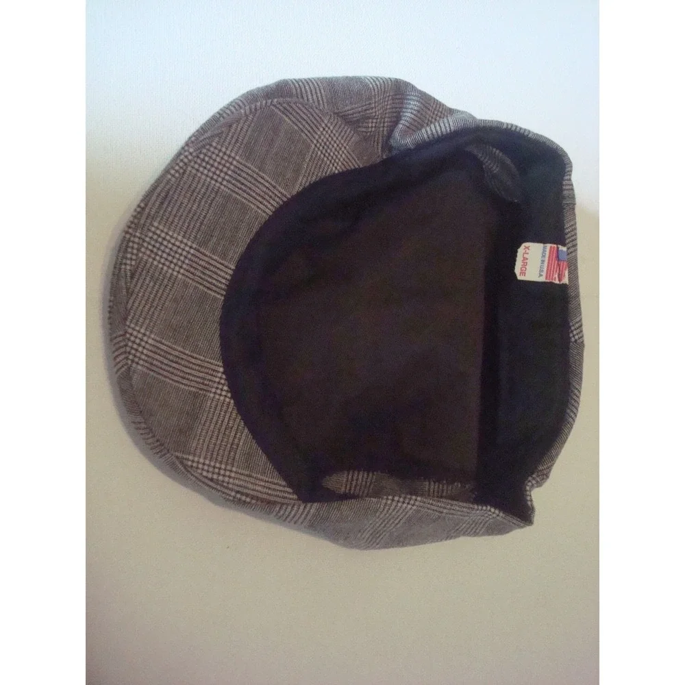 IVY FLAT SCALLY DRIVING PUB PADDY 80S 90S  USA MADE BEACH HAT CAP VINTAGE  R2